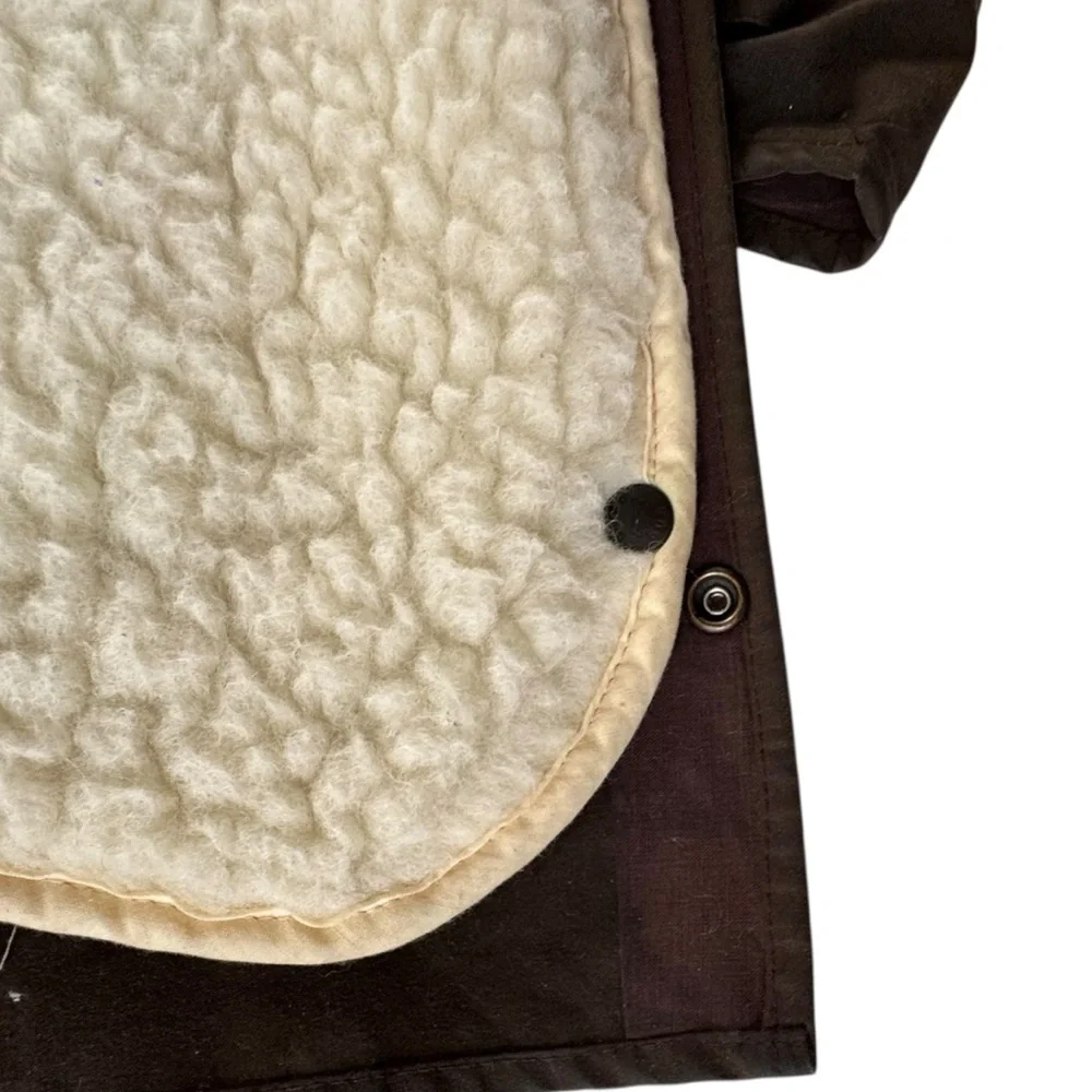Driza-bone Australia Short Weatherall Coat with Sherpa Wool Liner | XS - Picture 7 of 11